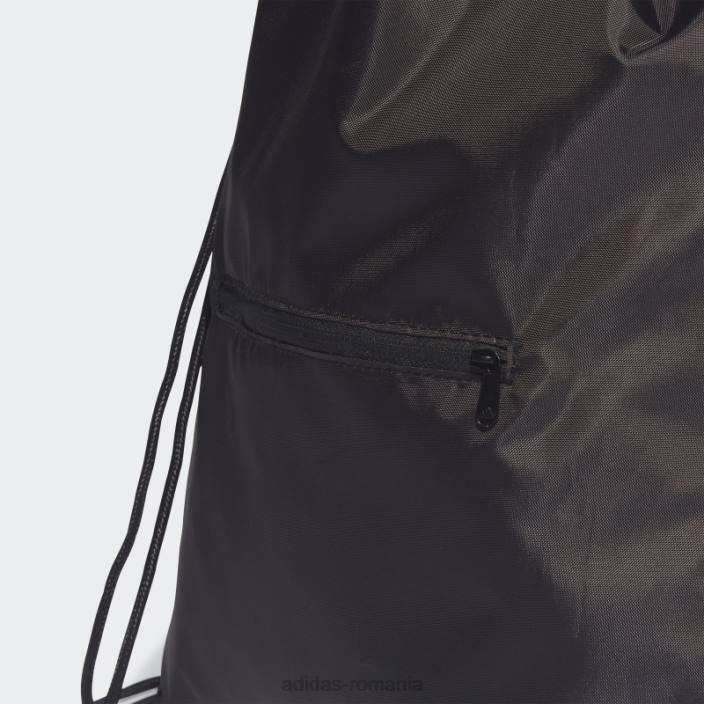 Adidas sac de sport de putere neagră unisex alb negru 2JBN15520