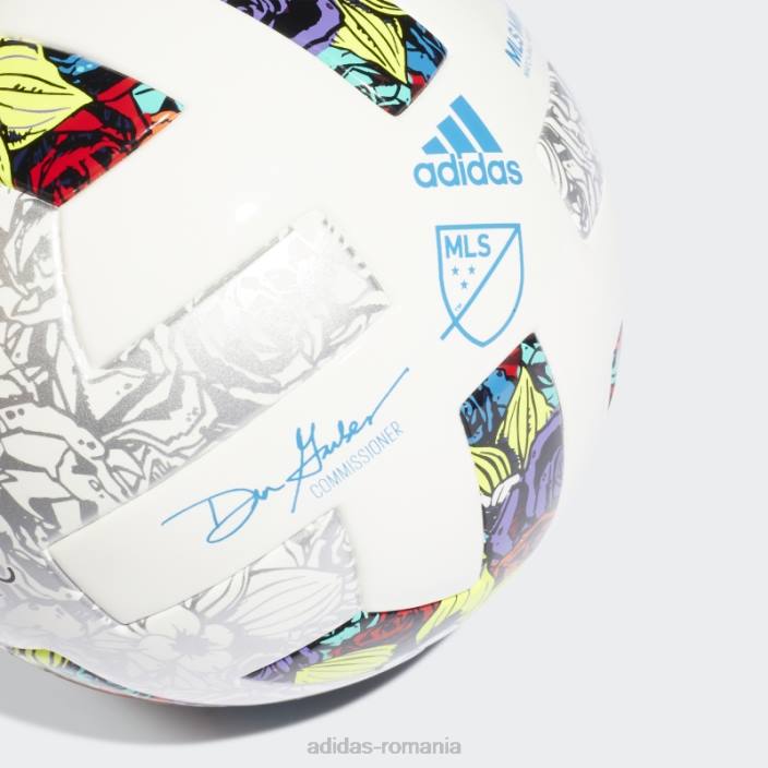 Adidas alb mls mini minge adidas unisex alb/galben/albastru 2JBN10995