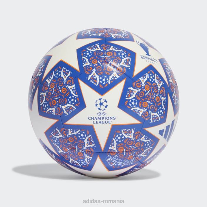 Adidas alb ucl antrenament istanbul fotbal adidas unisex alb/albastru regal/portocaliu 2JBN15441