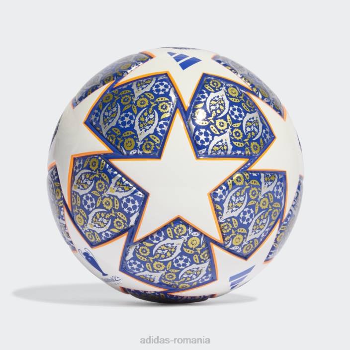 Adidas alb ucl istanbul mini fotbal unisex alb/albastru/portocaliu/argintiu 2JBN16024