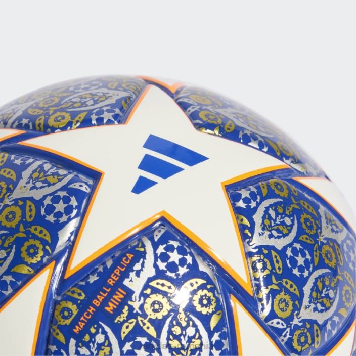Adidas alb ucl istanbul mini fotbal unisex alb/albastru/portocaliu/argintiu 2JBN16024