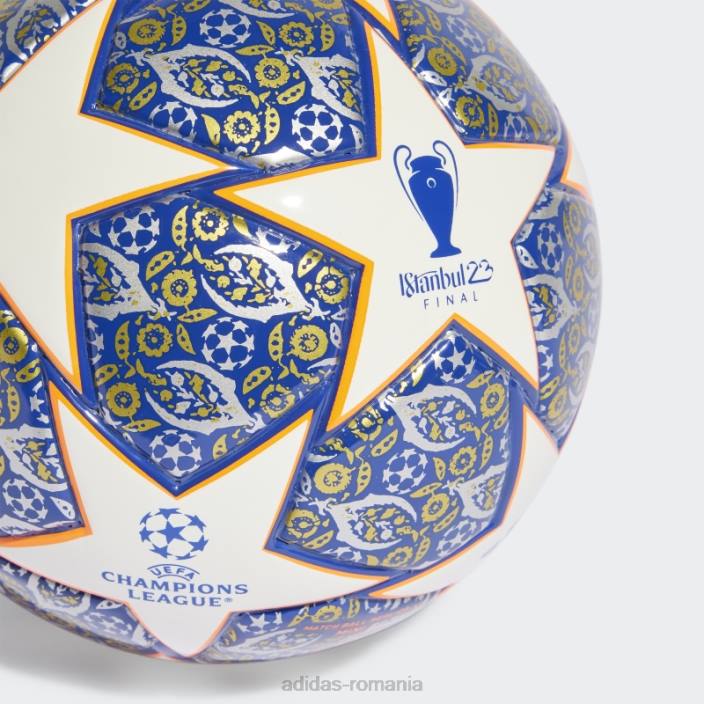 Adidas alb ucl istanbul mini fotbal unisex alb/albastru/portocaliu/argintiu 2JBN16024