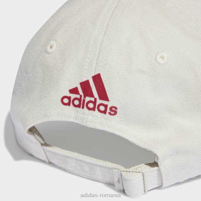 Adidas șapcă emblemă oficială talc FIFA World Cup 2022 unisex talc/maroon 2JBN8224