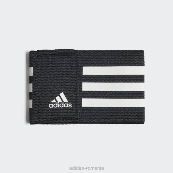 Adidas banderola neagră de căpitan adidas unisex alb negru 2JBN16053