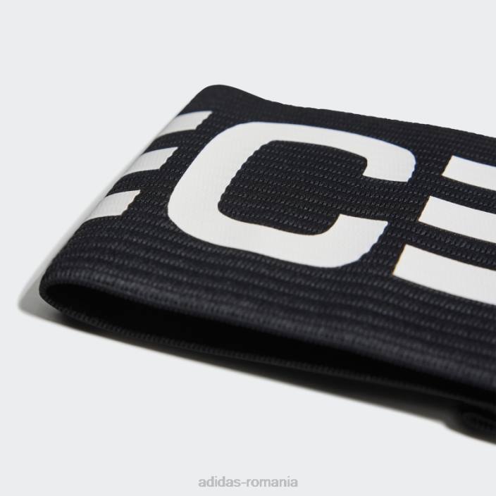 Adidas banderola neagră de căpitan adidas unisex alb negru 2JBN16053