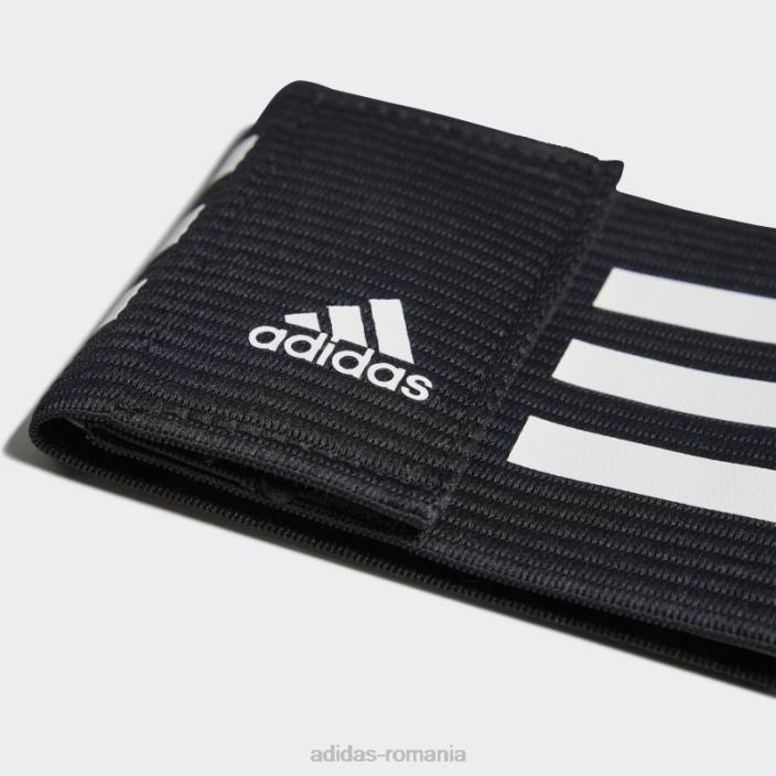 Adidas banderola neagră de căpitan adidas unisex alb negru 2JBN16053