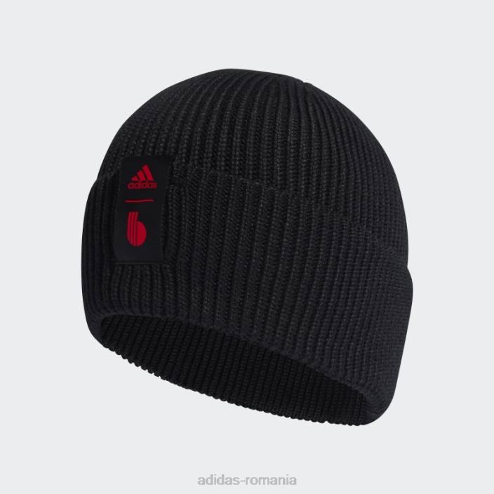 Adidas beanie belgia negru unisex negru/rosu 2JBN15650