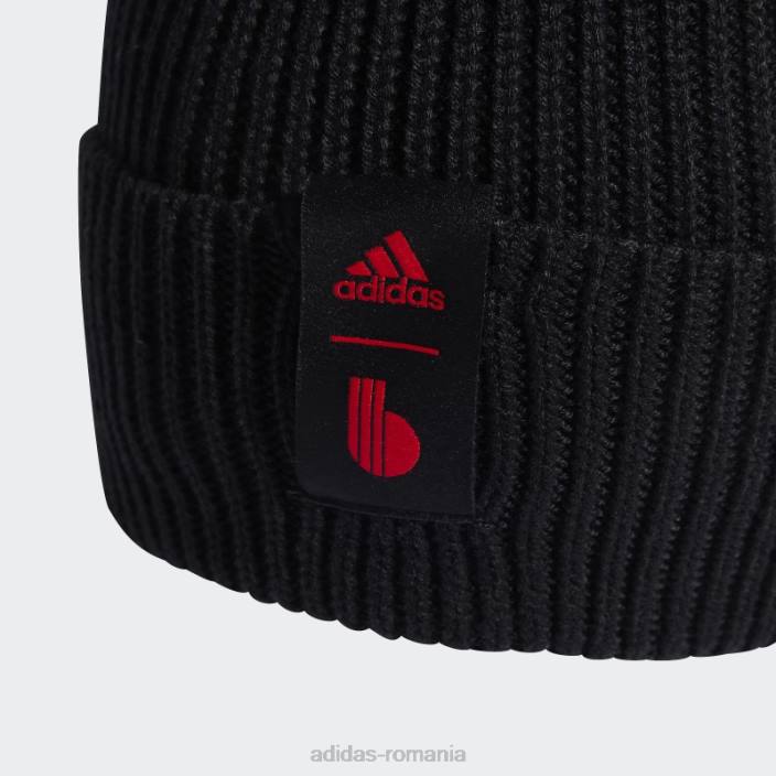 Adidas beanie belgia negru unisex negru/rosu 2JBN15650