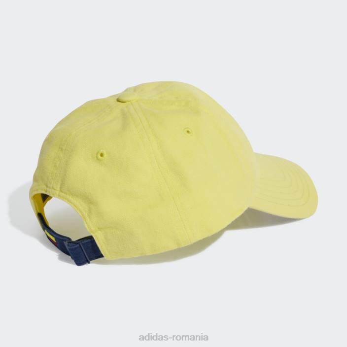 Adidas colombia acasă tată șapcă galbenă unisex galben/marine 2JBN8227