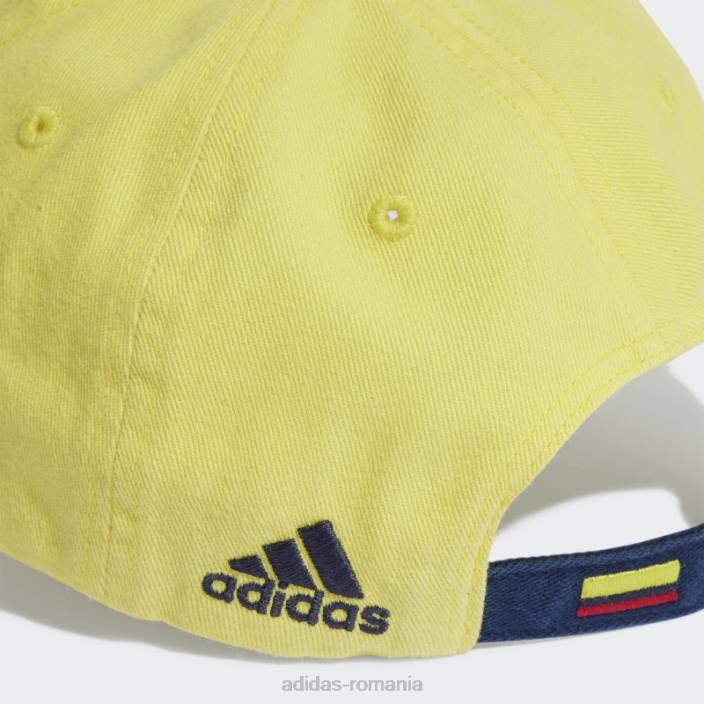 Adidas colombia acasă tată șapcă galbenă unisex galben/marine 2JBN8227