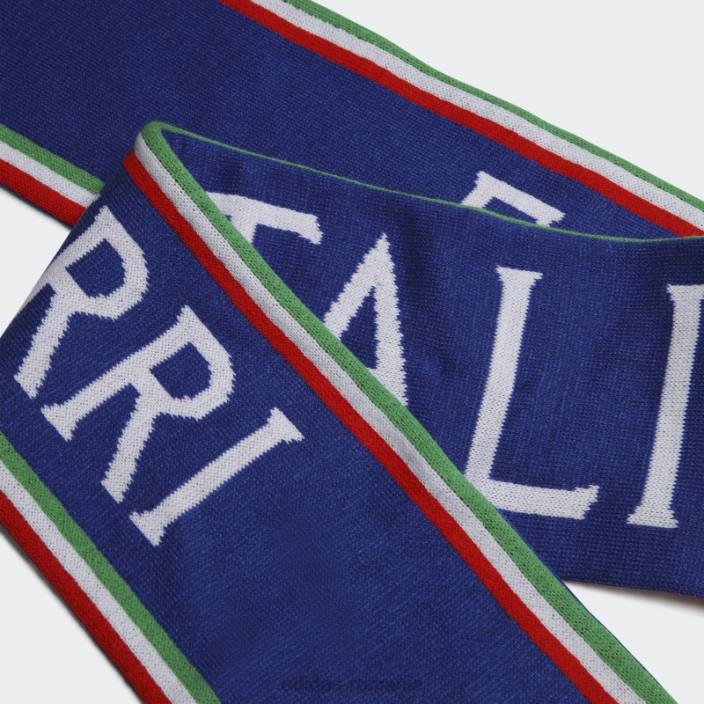 Adidas eșarfă albastră de fotbal italia unisex albastru alb 2JBN7660