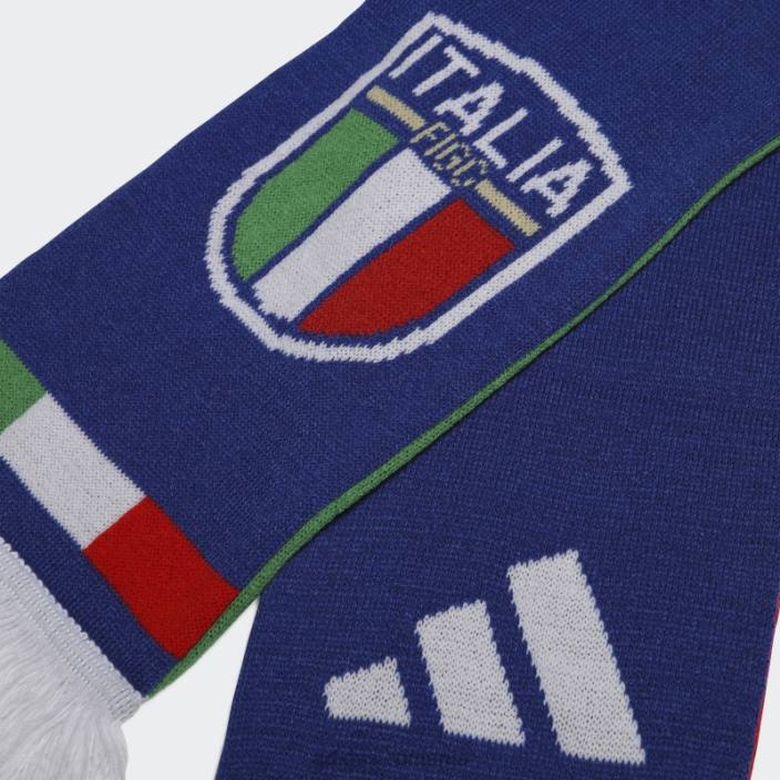 Adidas eșarfă albastră de fotbal italia unisex albastru alb 2JBN7660