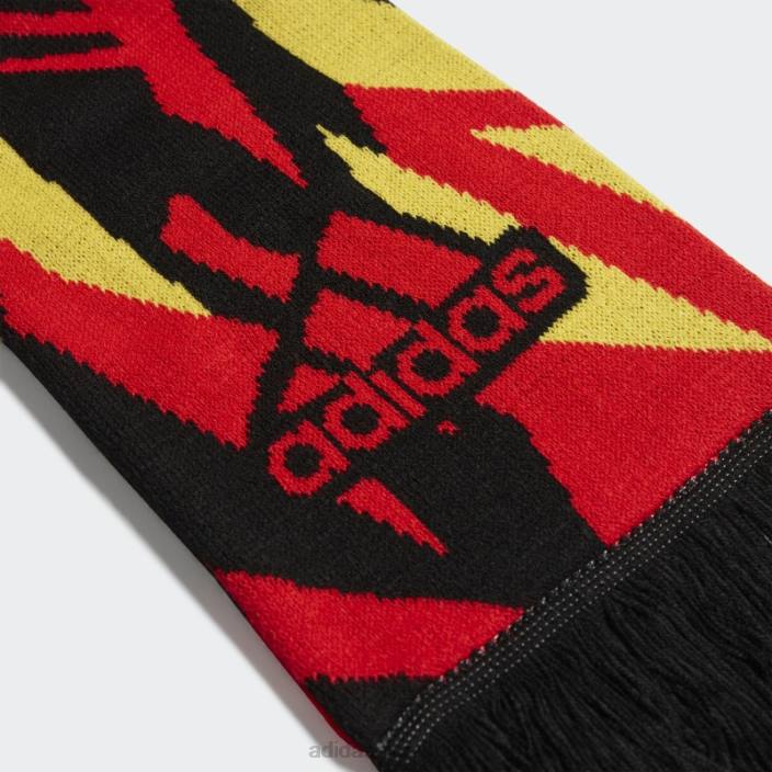 Adidas eșarfă belgia neagră unisex negru/auriu/rosu 2JBN8230