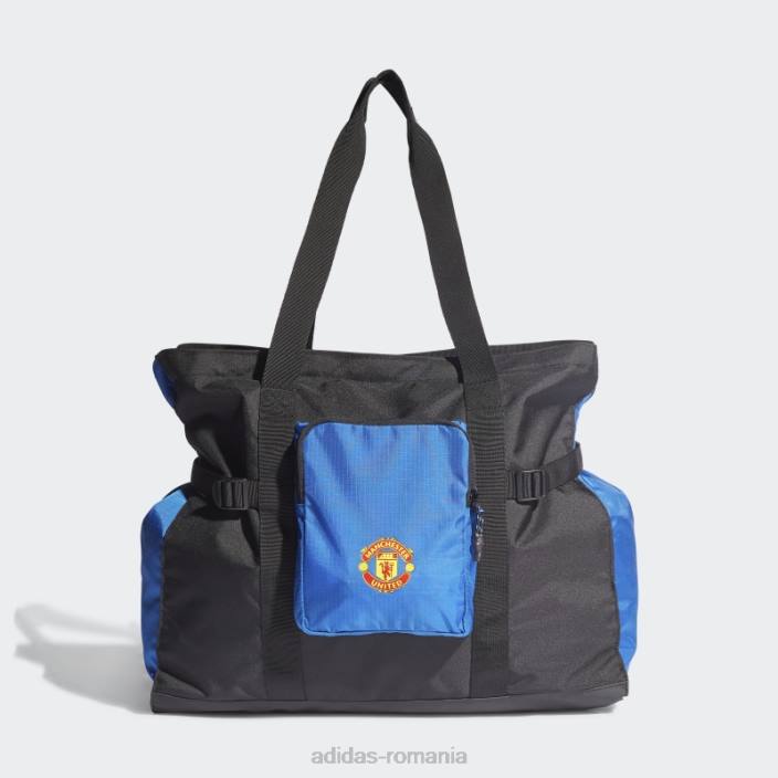Adidas geantă tote neagră manchester united unisex negru/albastru strălucitor 2JBN16049