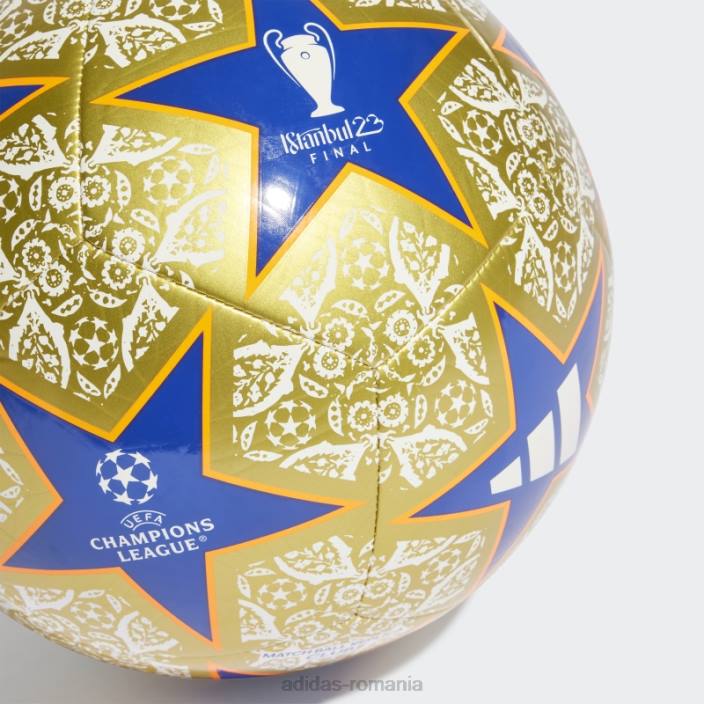 Adidas goldallic ucl club istanbul fotbal unisex auriu/alb/albastru/portocaliu 2JBN15388