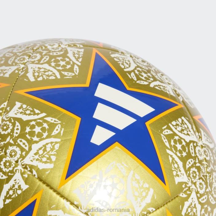 Adidas goldallic ucl club istanbul fotbal unisex auriu/alb/albastru/portocaliu 2JBN15388
