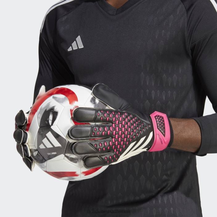 Adidas mănuși de portar de antrenament negru predator adidas unisex negru/alb/roz 2JBN15531