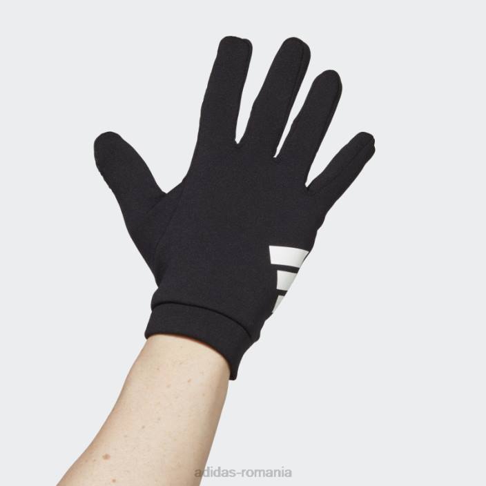 Adidas mănuși de portar pentru jucător de teren din liga tiro neagră unisex alb negru 2JBN15502