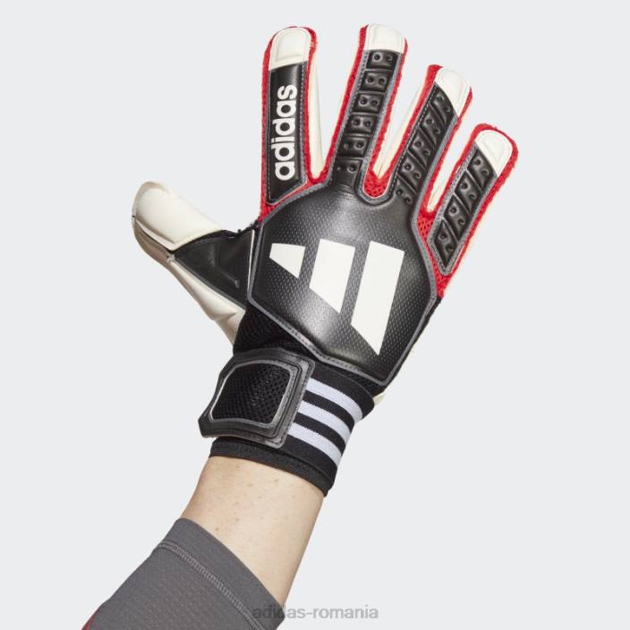 Adidas mănuși negre de portar tiro pro unisex negru/alb/fier metalic 2JBN15563