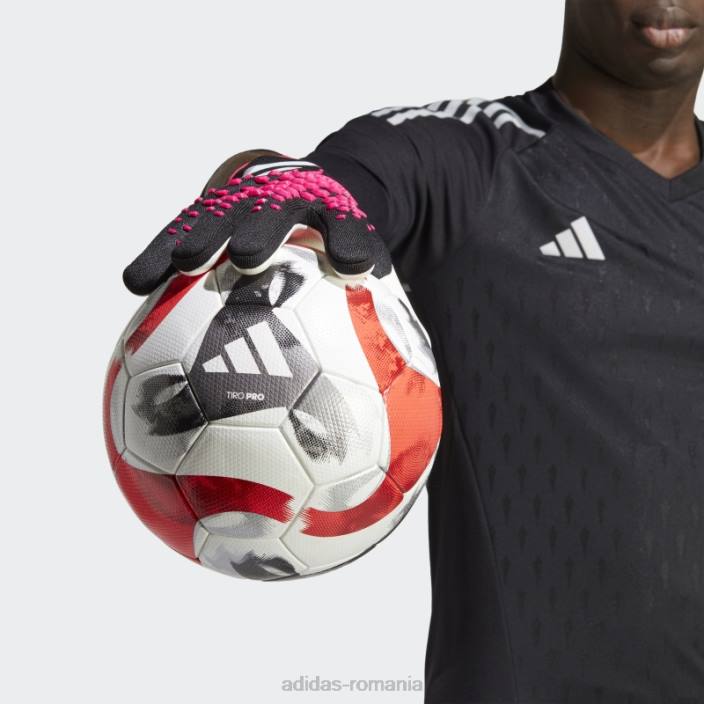 Adidas mănuși negre predator pro unisex negru/alb/roz 2JBN7787