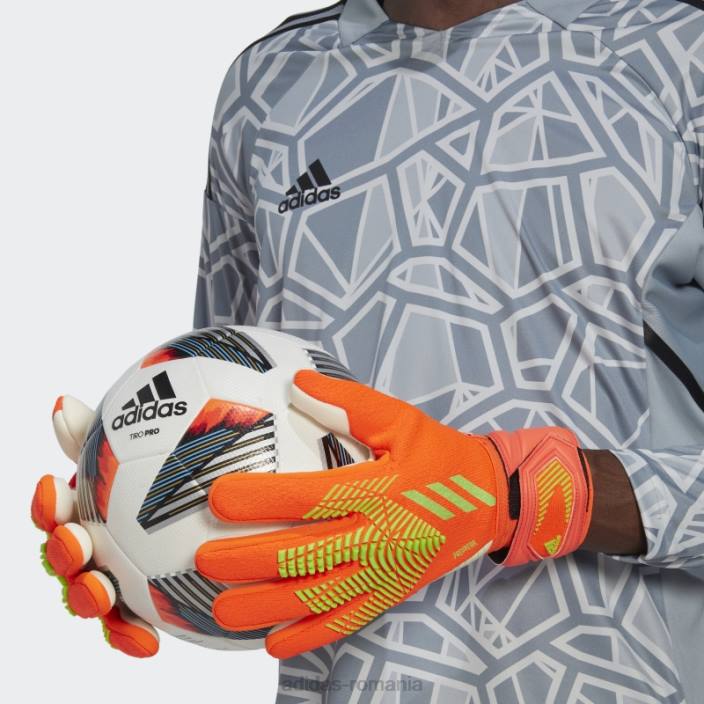 Adidas mănuși predator edge league roșii adidas unisex rosu verde 2JBN11022