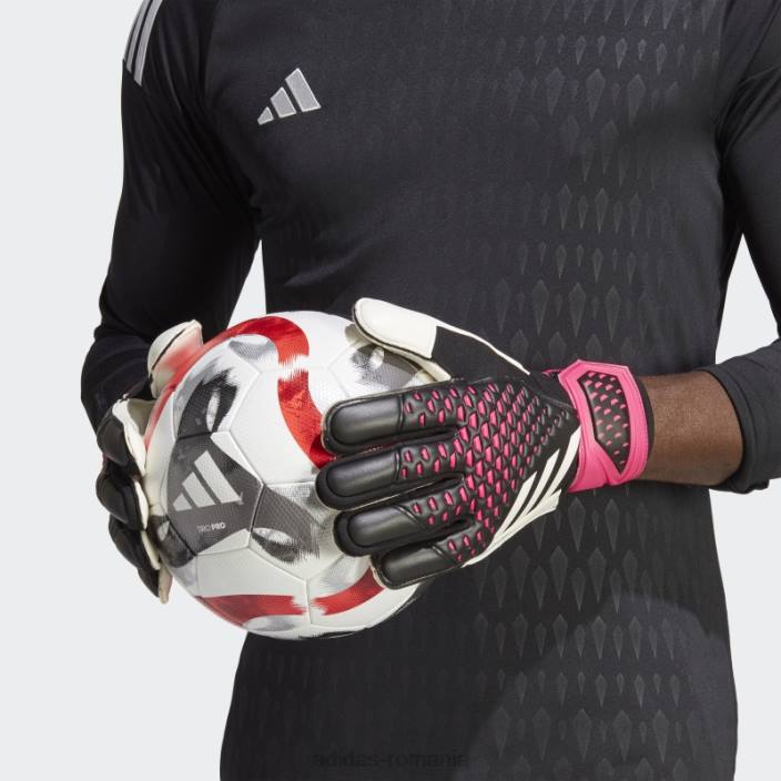 Adidas manusi de portar neagra predator meci adidas unisex negru/alb/roz 2JBN15417