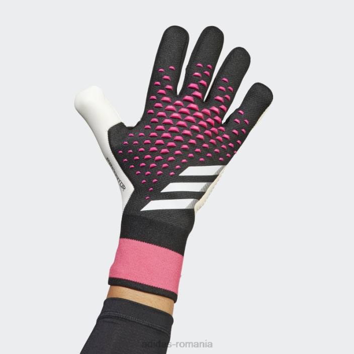 Adidas manusi de portar neagra predator pro promo unisex negru/alb/roz 2JBN15532