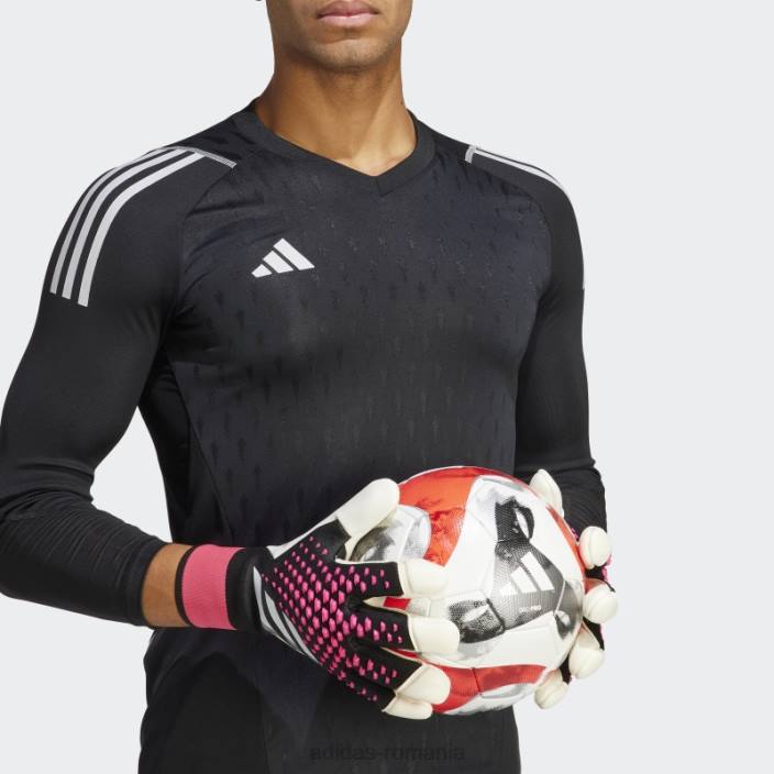 Adidas manusi de portar predator pro promo hibride negre unisex negru/alb/roz 2JBN15397