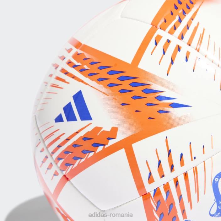 Adidas minge albă de club al rihla unisex alb/rosu/pantone 2JBN8128