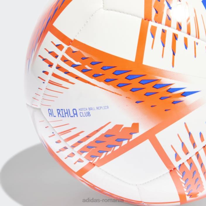 Adidas minge albă de club al rihla unisex alb/rosu/pantone 2JBN8128