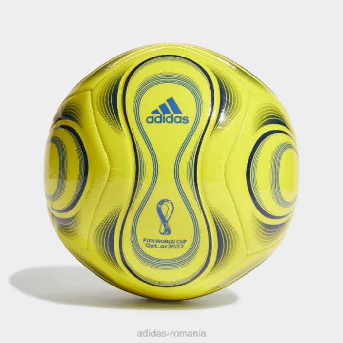 Adidas minge galbenă a clubului brazilian unisex galben/albastru închis/albastru 2JBN8110