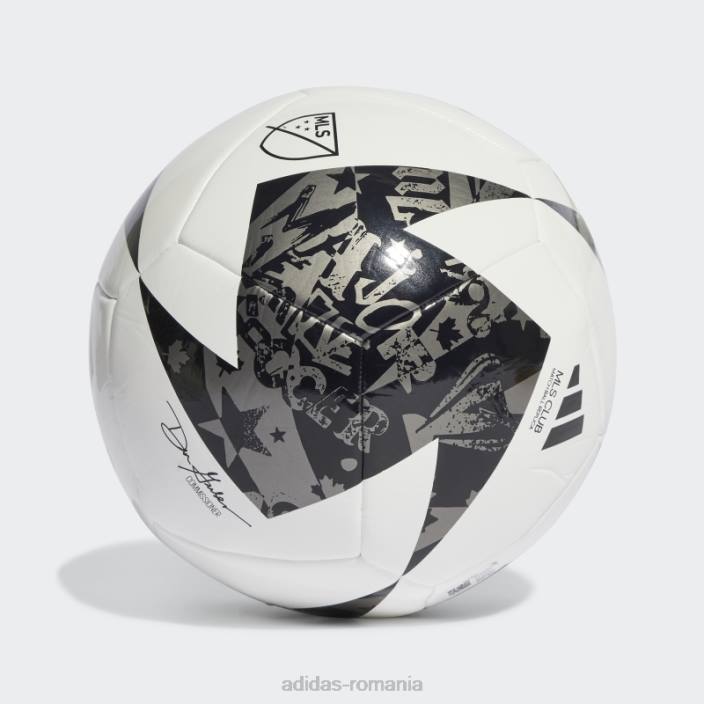Adidas mls club ball negru unisex alb/negru/fier metalic 2JBN8119