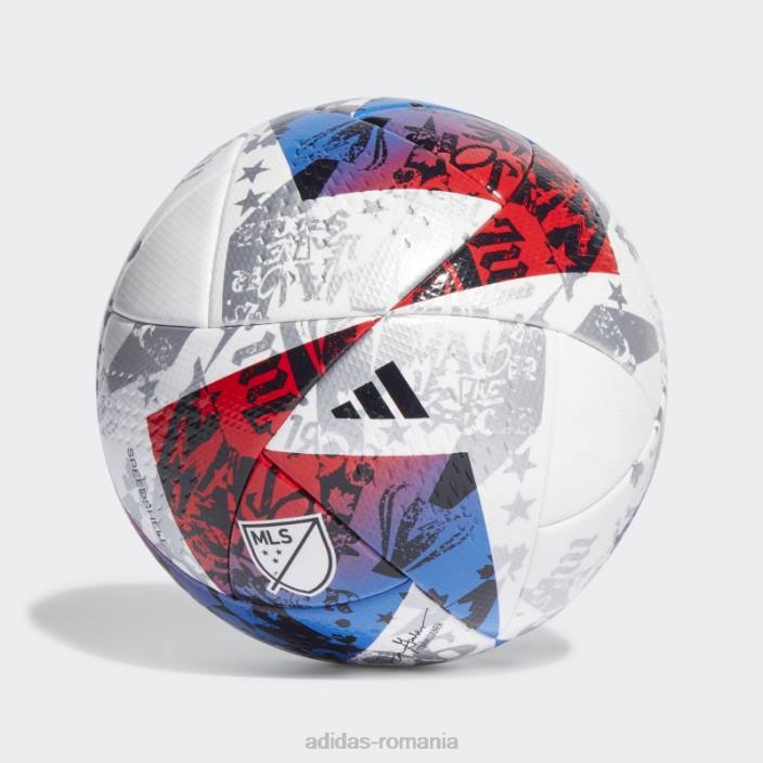 Adidas mls pro ball alb adidas unisex alb/albastru/rosu 2JBN8130