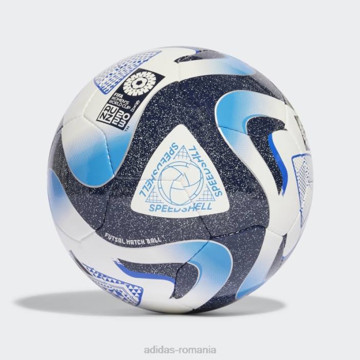 Adidas oceanunz pro sala ball white unisex alb/marine/albastru 2JBN1819