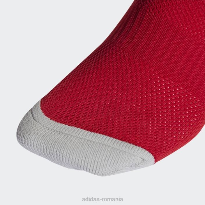 Adidas sosete milano 23 rosii unisex rosu alb 2JBN8047