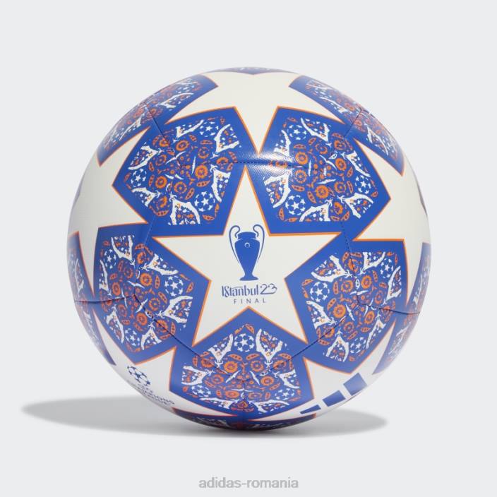 Adidas ucl training istanbul minge albă unisex alb/albastru regal/portocaliu 2JBN7802