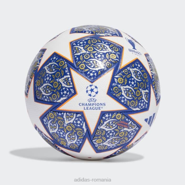 Adidas white ucl pro istanbul ball unisex alb/albastru/portocaliu/argintiu 2JBN7811