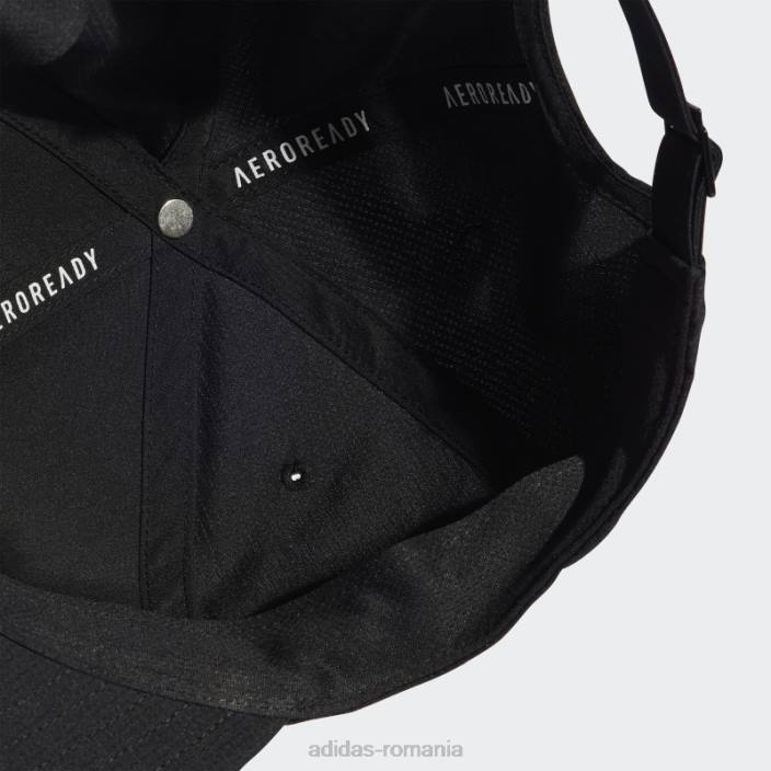 Adidas șapcă aeroready esențială neagră unisex alb negru 2JBN7430