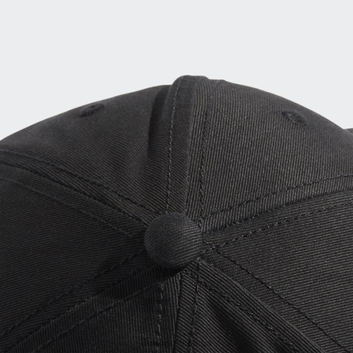 Adidas șapcă din twill cu 3 dungi de baseball alb unisex alb negru 2JBN7431