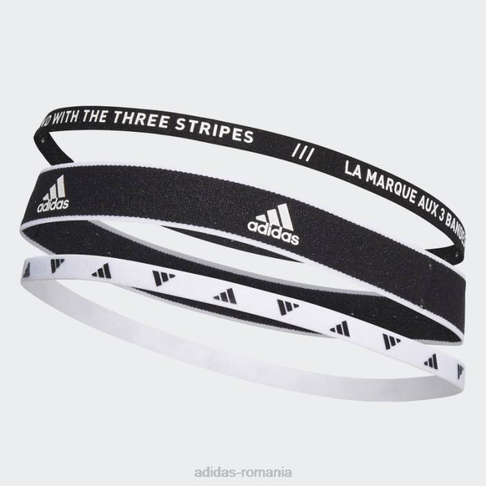 Adidas bentite negre de antrenament 3 per pachet adidas unisex alb negru 2JBN7749
