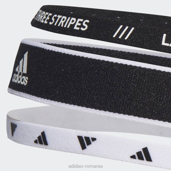 Adidas bentite negre de antrenament 3 per pachet adidas unisex alb negru 2JBN7749