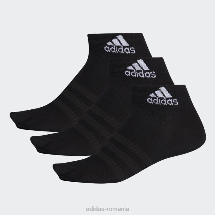 Adidas ciorapi negri 3 perechi unisex negru 2JBN8045