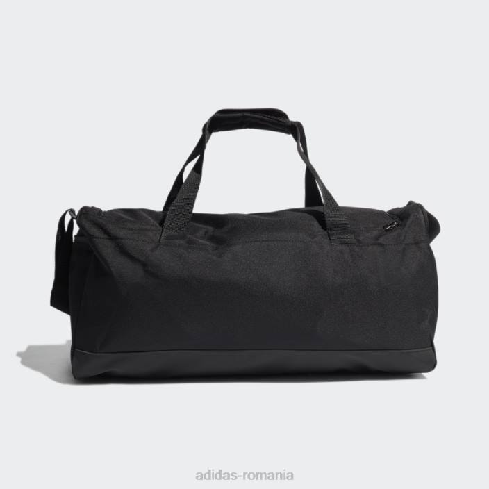 Adidas geantă duffel cu logo essentials mediu negru unisex alb negru 2JBN7759