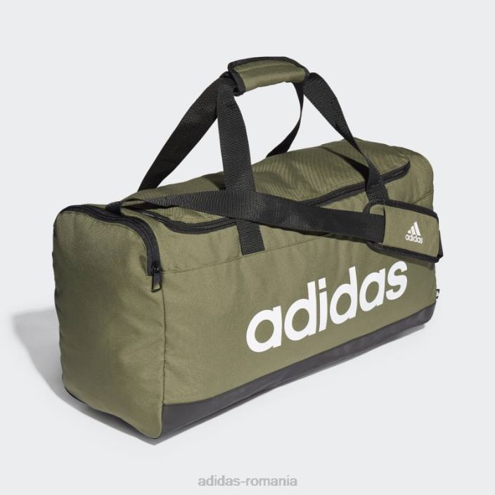 Adidas geantă duffel cu logo olive essentials mediu unisex măsline/negru/alb 2JBN7697
