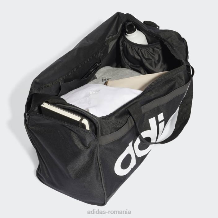 Adidas geantă liniară essentials mediu negru adidas unisex alb negru 2JBN7842