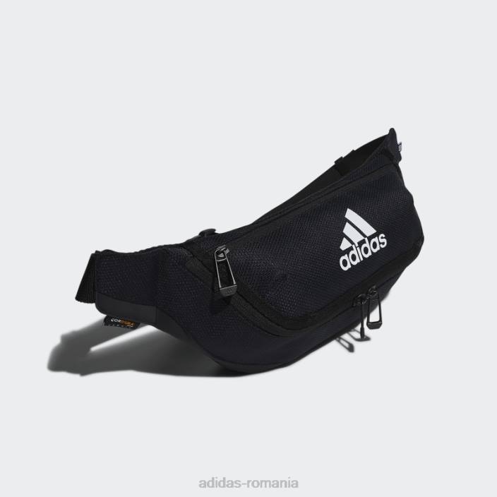 Adidas geantă neagră cu sistem de ambalare pentru rezistență unisex negru 2JBN1871