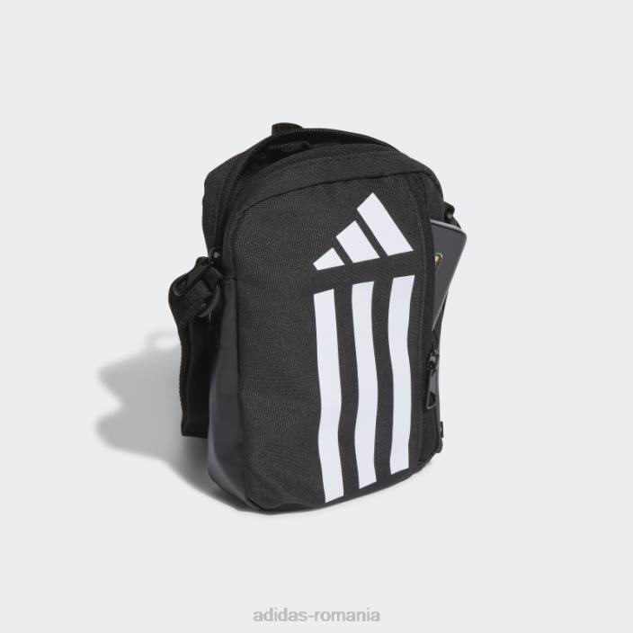 Adidas geantă neagră de umăr de antrenament essentials unisex alb negru 2JBN15496
