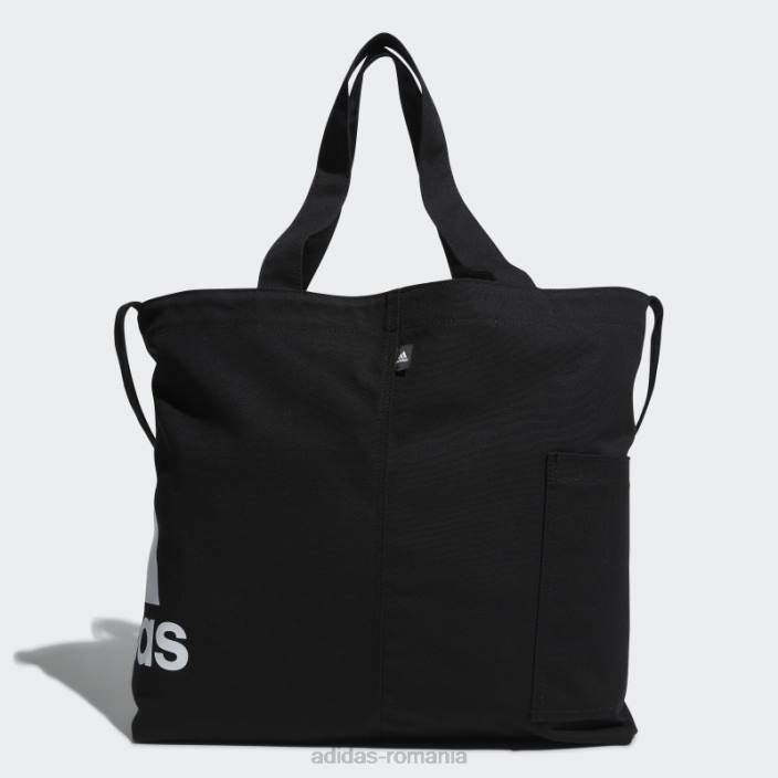 Adidas geantă tote din pânză neagră unisex negru 2JBN7594