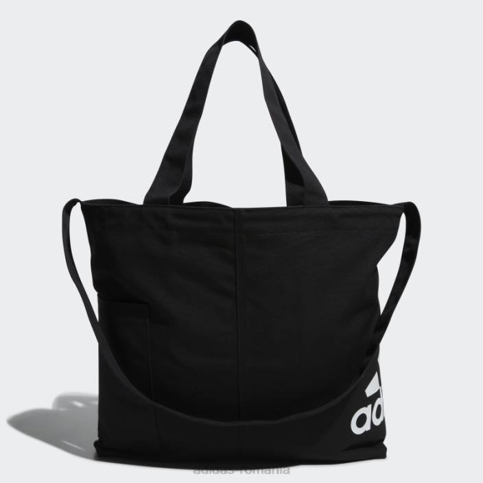 Adidas geantă tote din pânză neagră unisex negru 2JBN7594
