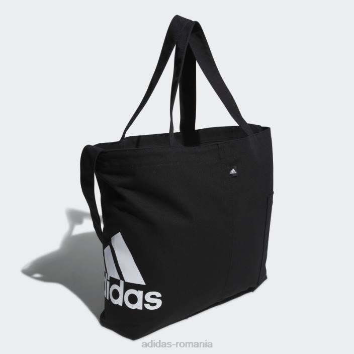 Adidas geantă tote din pânză neagră unisex negru 2JBN7594